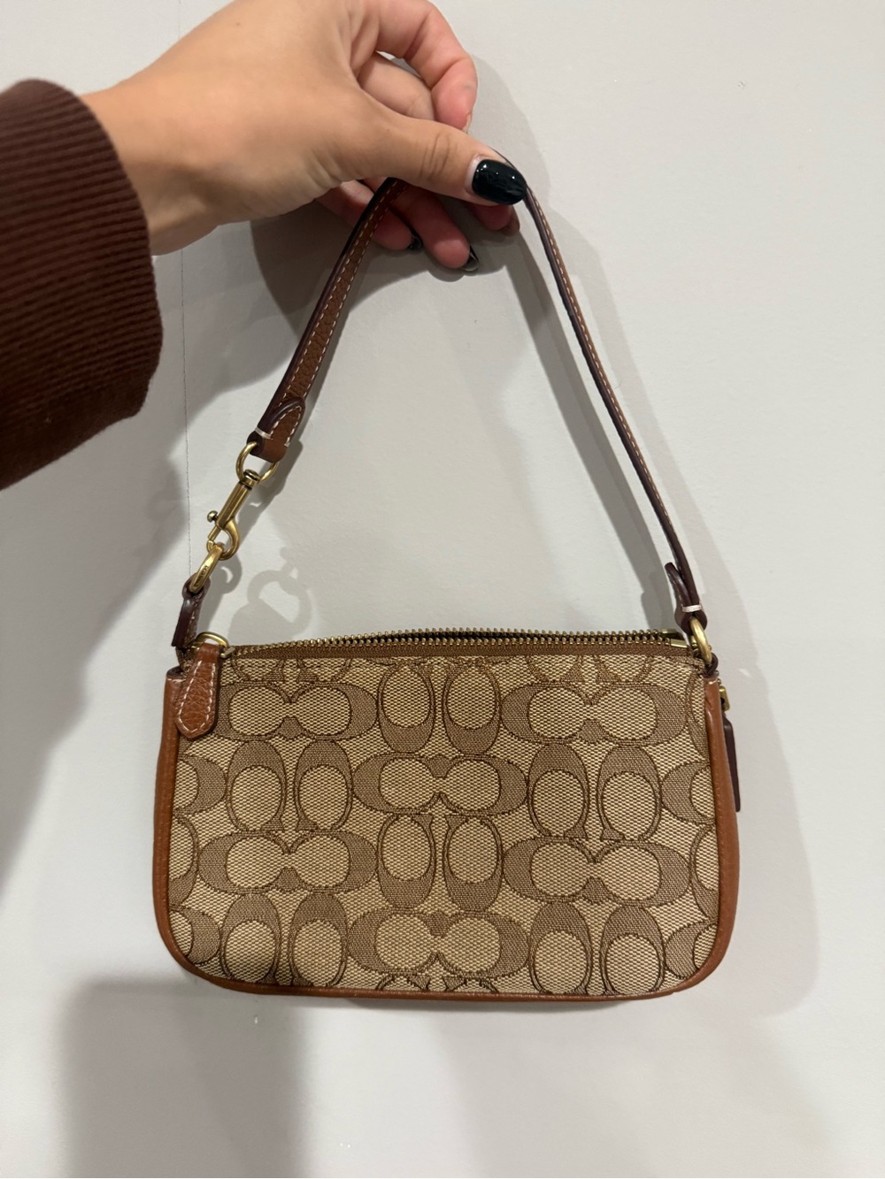 Coach x Disney Brown Mickey Mouse Canvas Nolita Bag - Picture 2 of 3